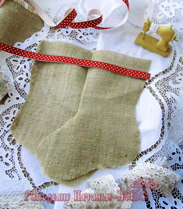 Шьем новогодний валенок в русском стиле за 1 час, фото № 7