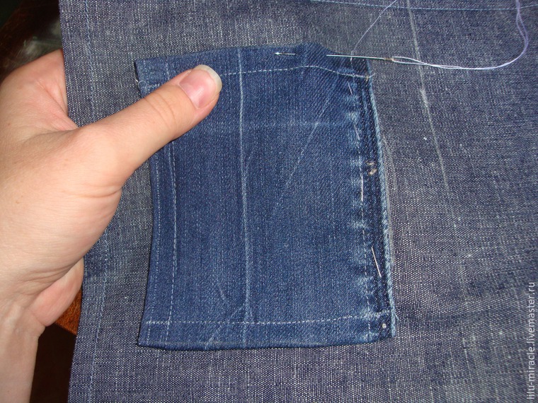 Шьем газетницу из джинсовой ткани, фото № 10