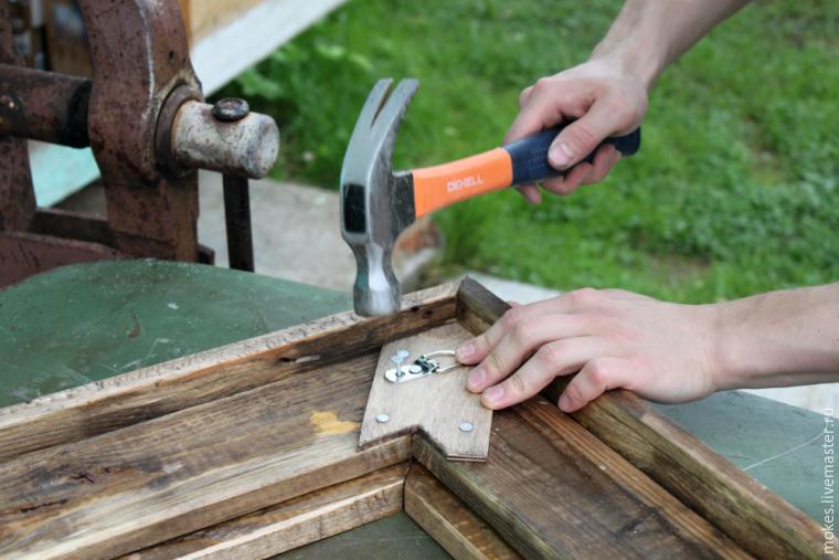 Делаем из поддона зеркало в стиле «лофт», фото № 27