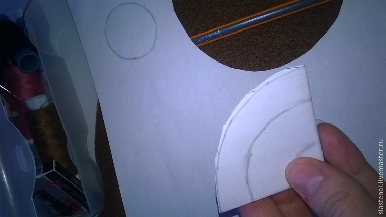 «Все как у людей» шьем фетровую шляпу для куклы, фото № 8