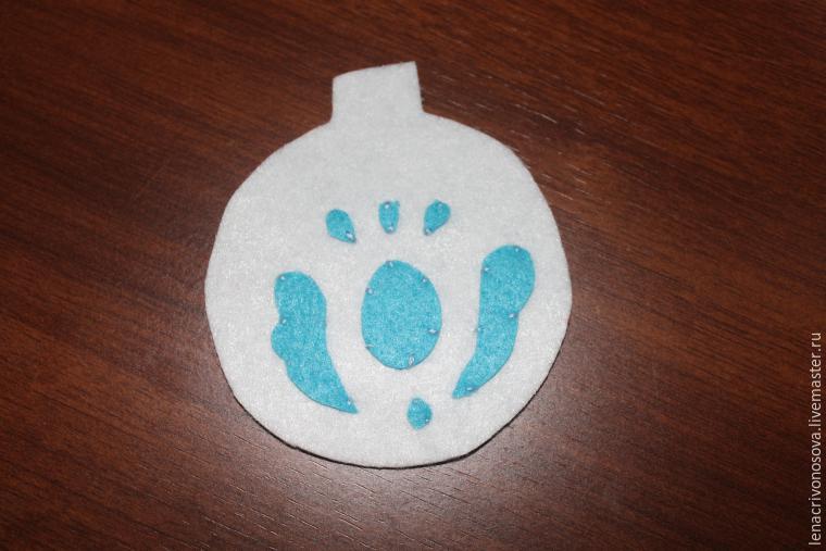 Делаем новогодние игрушки в стиле Гжель, фото № 5 Делаем новогодние игрушки в стиле Гжель, фото № 5