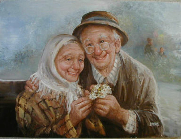Смешные бабушки и дедушки на фото