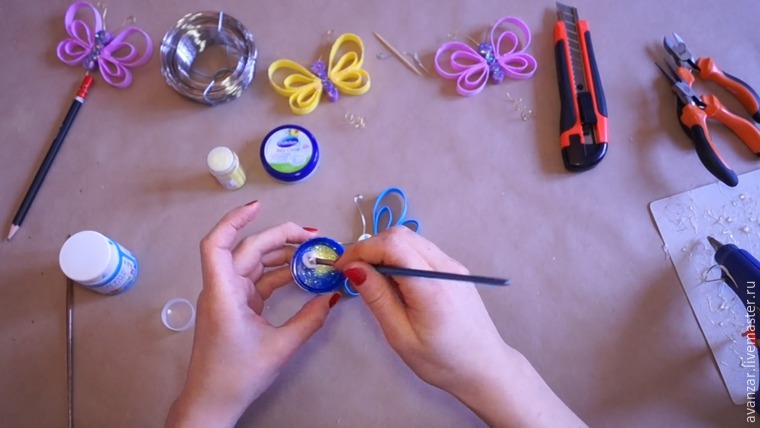 Мастерим бабочек и стрекоз из фоамирана, фото № 19