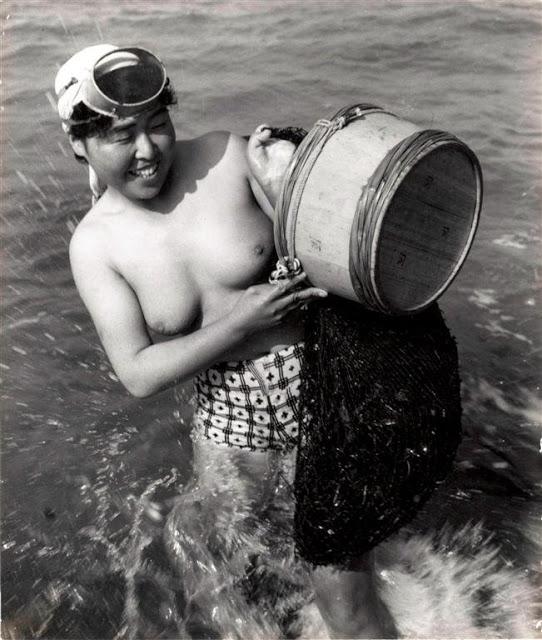 Отважные и прекрасные женщины Ама - ловцы жемчуга. Японский пинап., фото № 16