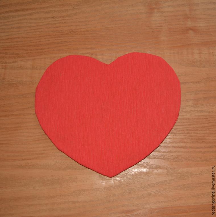 Делаем букет из конфет в форме сердца, фото № 6