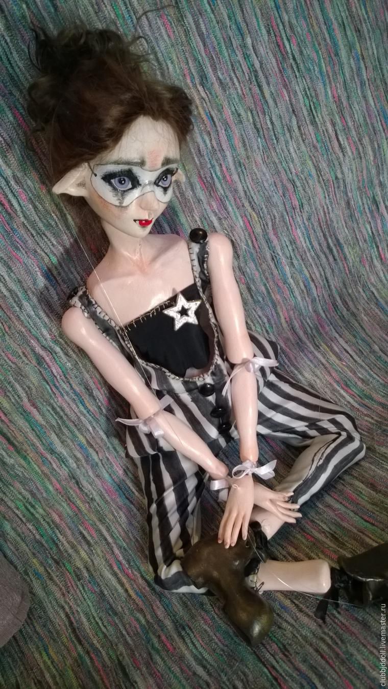 Новогодняя кукла из ватного папье-маше. Мастер-класс