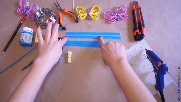 Мастерим бабочек и стрекоз из фоамирана, фото № 7