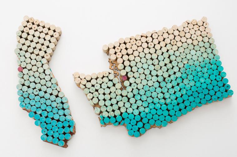 Делаем картину-панно из винных пробок и еще много идей из пробок, фото № 9