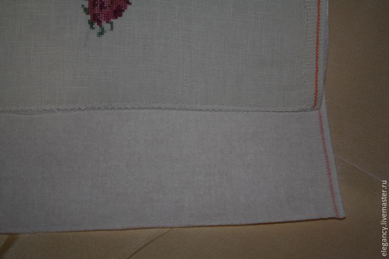 Шьем и вышиваем карман для носовых платочков, фото № 11