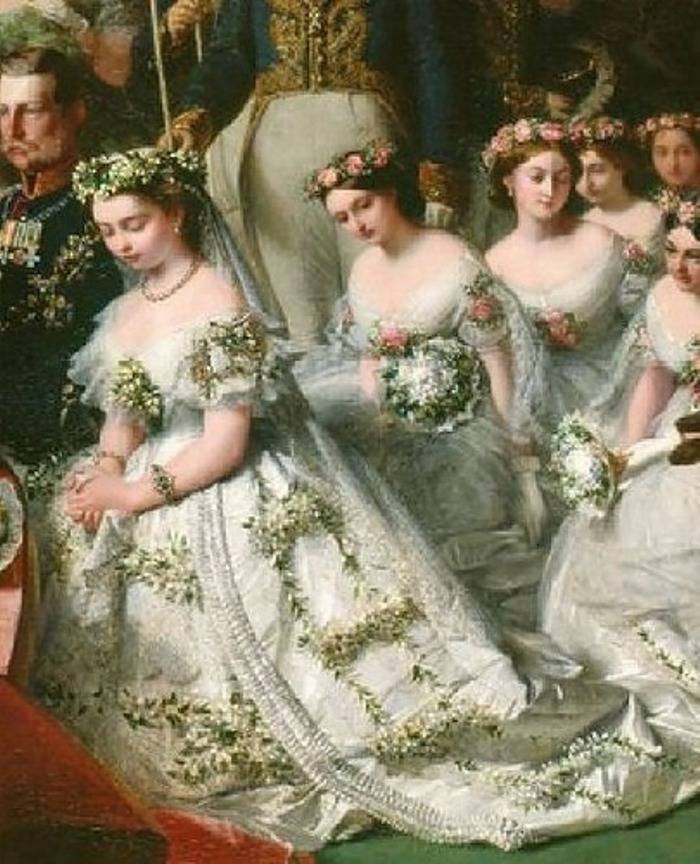 Поздравление 19 век. Свадебное платье королевы Виктории.