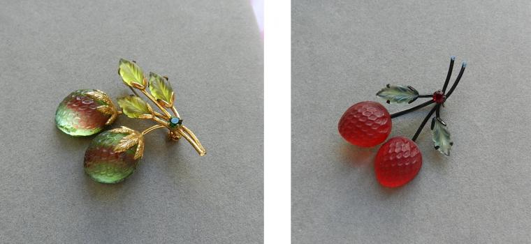 VTG Austria popular Strawberry Brooch