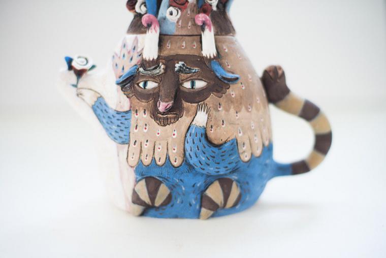 Кошки мелкая пластика керамика рисунок