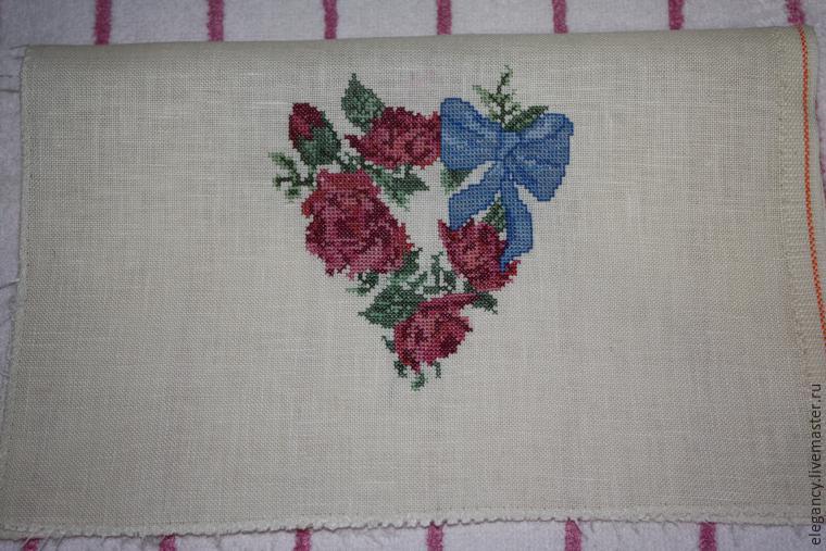 Шьем и вышиваем карман для носовых платочков, фото № 9