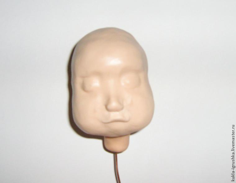 Лепка голов кукол из полимерной глины, фото. № 10