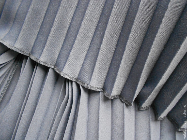 Плиссированная ткань – как сшить из готовой ткани плиссе юбку в домашних условиях