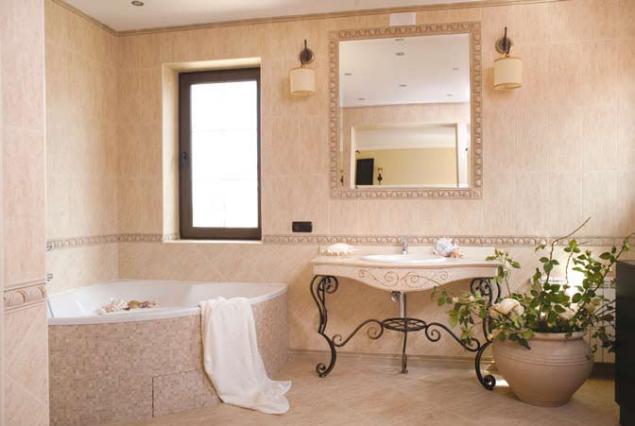 Средиземноморский стиль в интерьере ванной