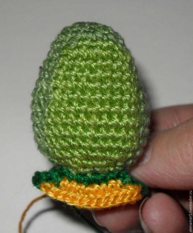 Вяжем Вупсеня и Пупсеня &8212 гусениц из «Лунтика», фото № 7