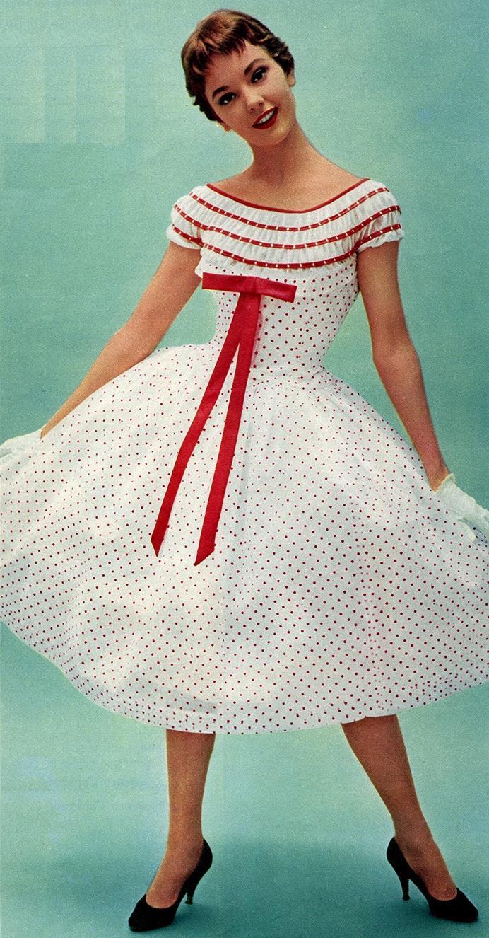 Красивые платья 50 годов