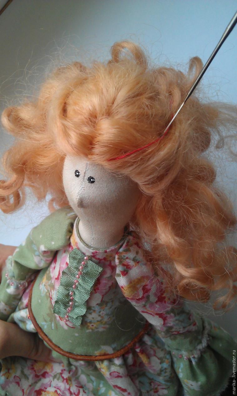 Новый мастер-класс: Прическа для куклы — кудрявые волосы.