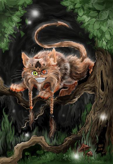 Чеширский кот в иллюстрациях художников, фото № 57