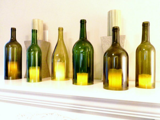 Что можно сделать из стеклянных бутылок: 10 мастер-классов