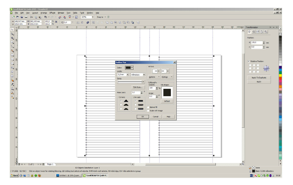 Разлиновка страниц для блокнота, фото № 15