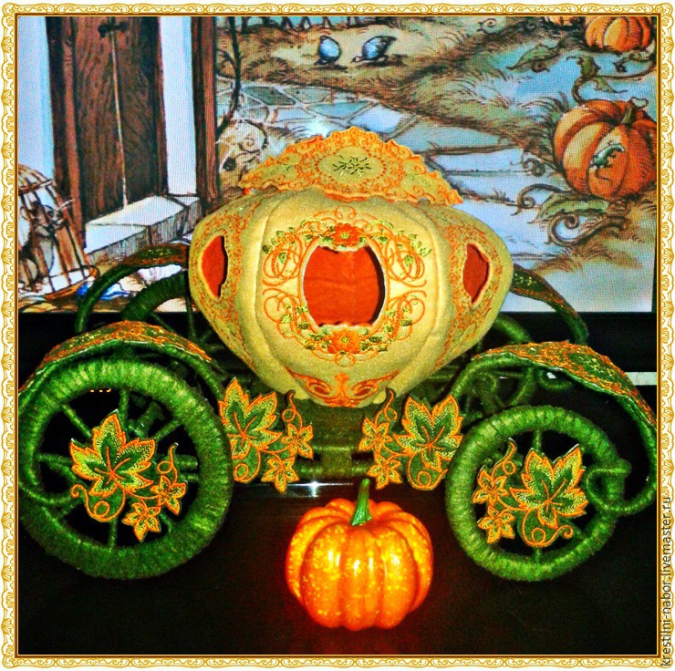 Поделки на Хэллоуин из тыквы: Карета для золушки - вторсырье-м.рф