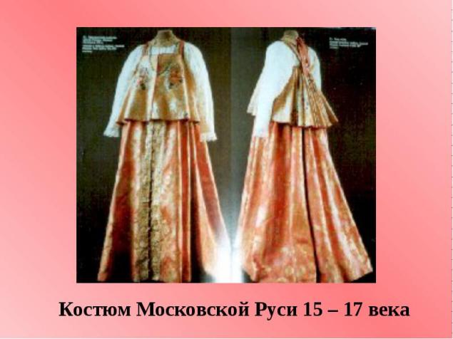 История женского костюма