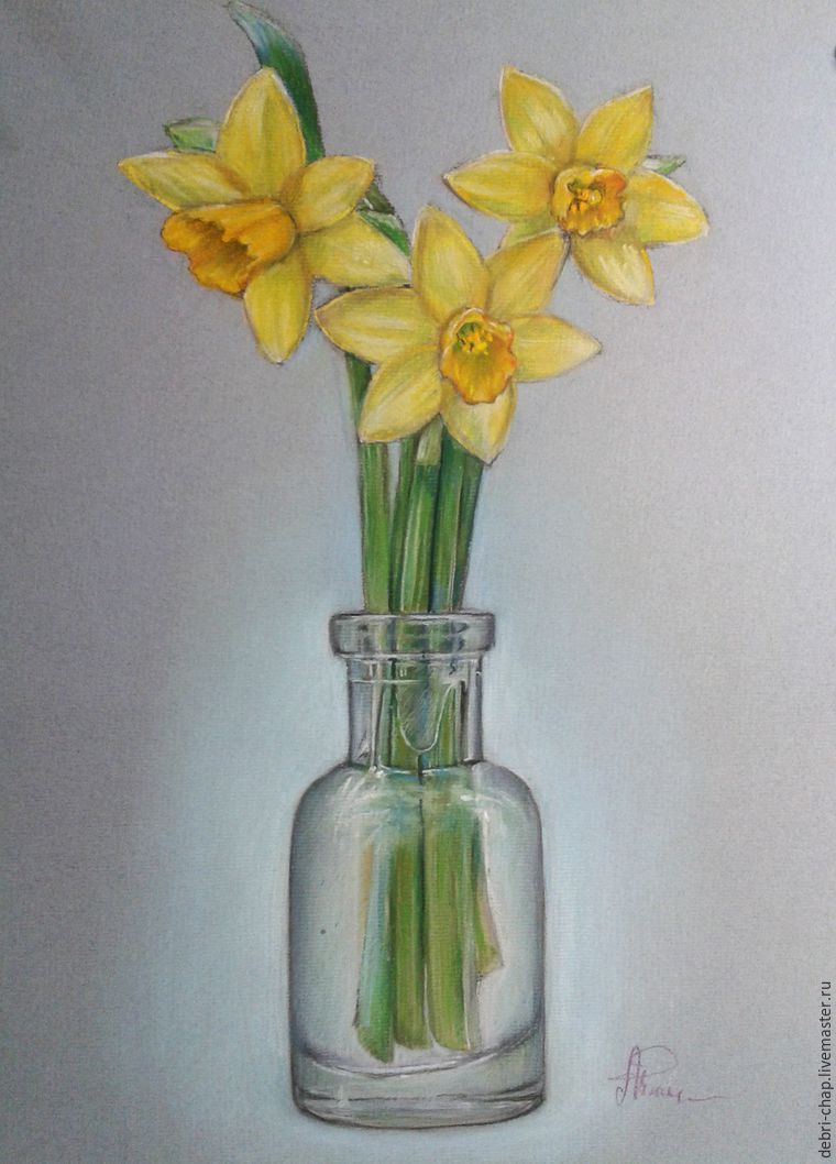 Рисунки карандашом ваза с цветами (35 фото)