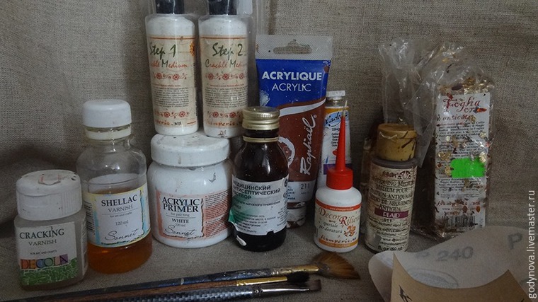 Мастер-класс декор бутылки для святой воды в технике декупаж, фото № 1 Мастер-класс декор бутылки для святой воды в технике декупаж, фото № 1