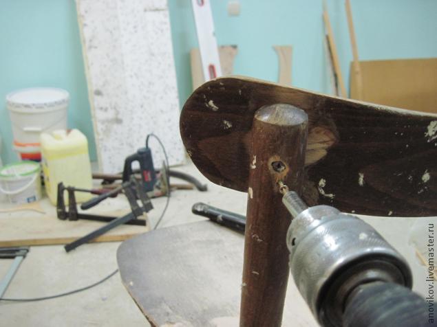 Реставрация венского стула. Часть вторая. Три предварительных склеивания элементов стула., фото № 23