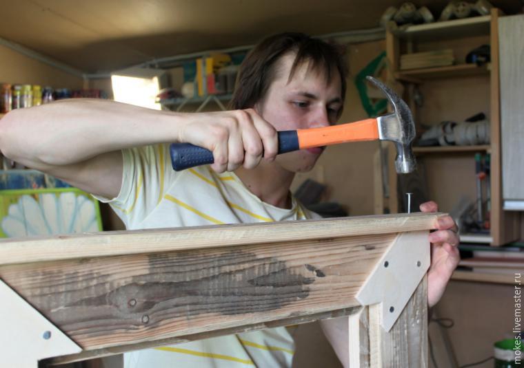 Делаем из поддона зеркало в стиле «лофт», фото № 22