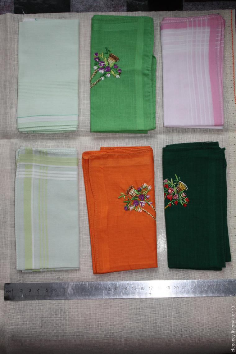 Шьем и вышиваем карман для носовых платочков, фото № 4