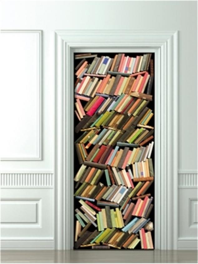 Book is door. Дверь в библиотеку. Наклейки на стену книги. 3d декор на дверь. Принт на дверь.