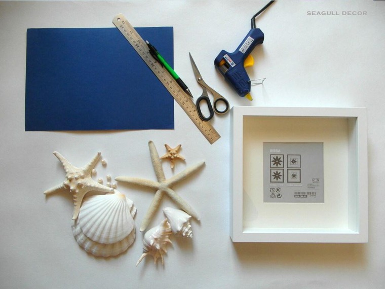 Рамка для фотографий в морском стиле: как сделать своими руками