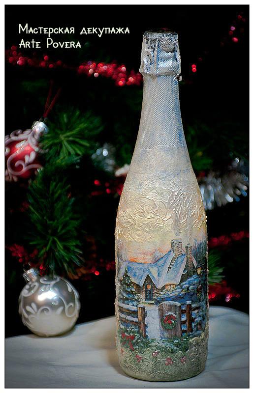 Мастер-класс: креативно украшаем бутылку шампанского на Новый год | Новый год | АиФ Красноярск
