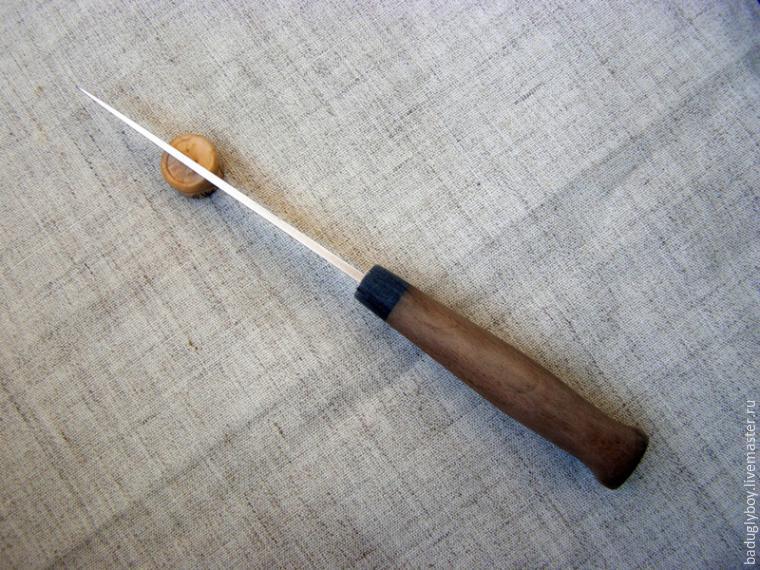 Мастерим ножны для ножа с грибком, фото № 19