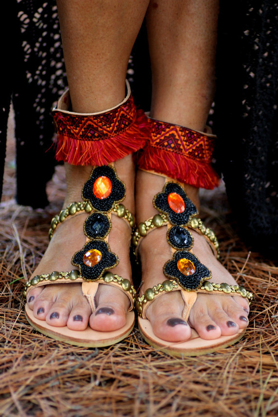 Sandals ''Empress'' (handmade to order)