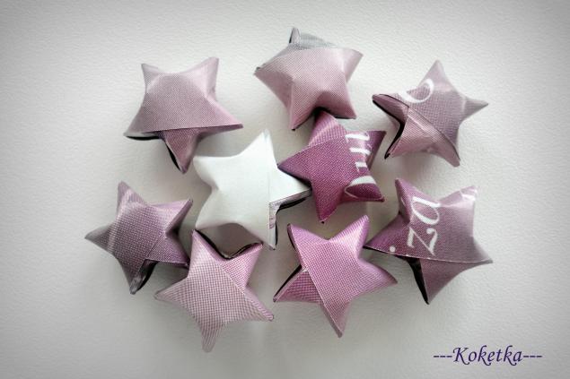 Оригами звездочки счастья