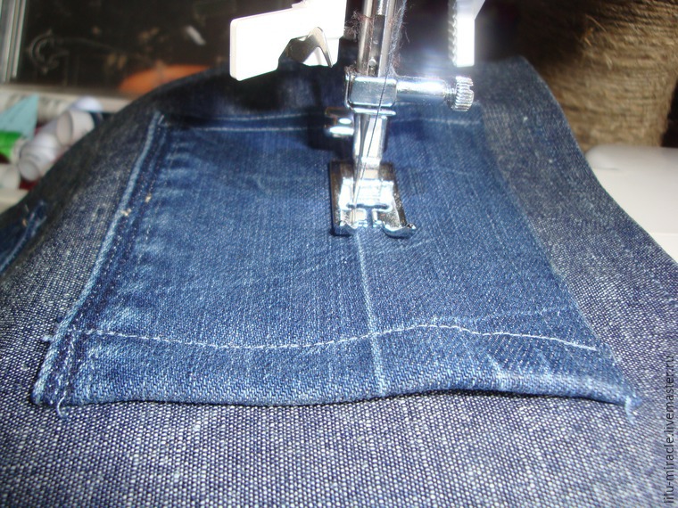 Шьем газетницу из джинсовой ткани, фото № 11