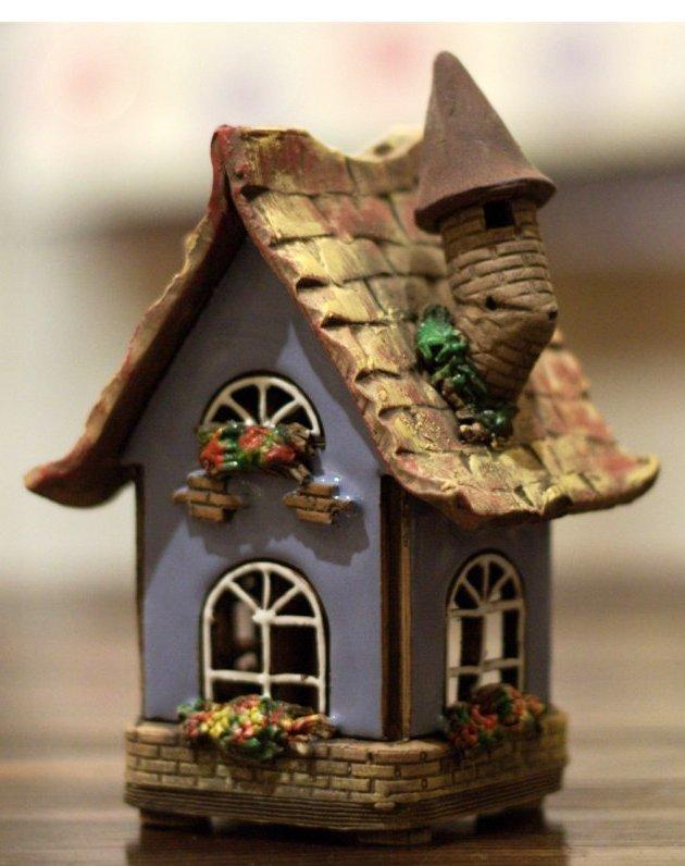 Голландские керамические домики. Домик для свечи купить