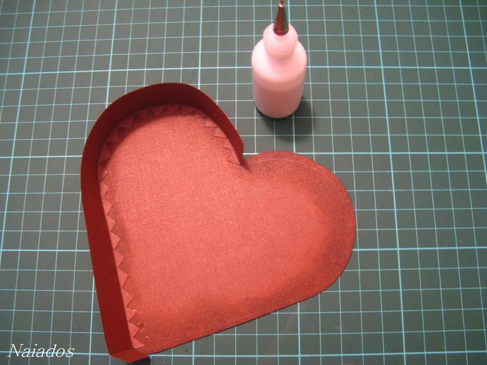 Шкатулка из картона в форме сердца своими руками
