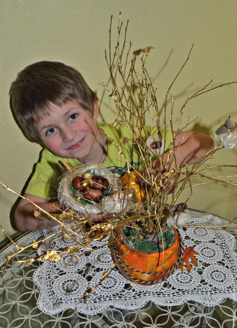 Создание осеннего дерева вместе с ребенком, рисунок 33