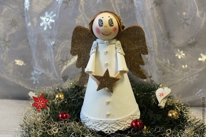 В Антоновском ДК прошел Мастер-класс «Рождественский ангел»