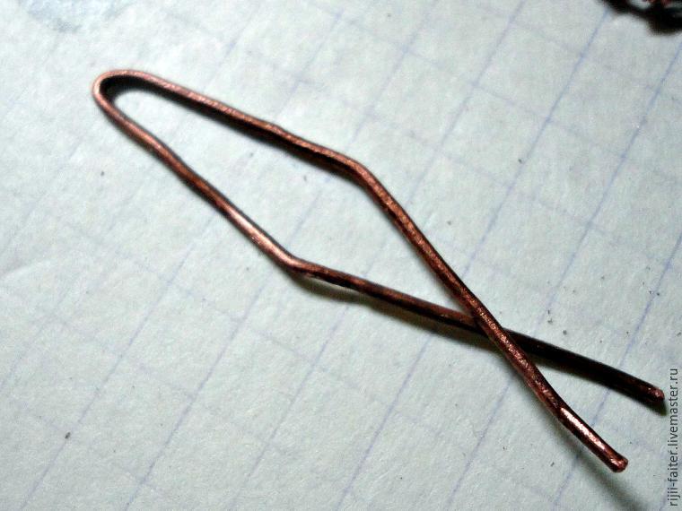 Создаем кулон «Козерог» в технике wire work, фото № 14