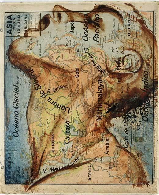 Мир образов на географических картах, фото № 12Атлас глазами Fernando Vicente (32 фото) Мир образов на географических картах, фото № 12