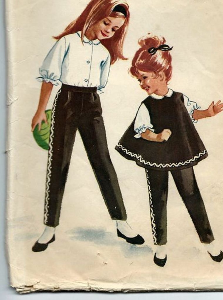 Модница текст. Мода детям 1962 год. 1960s Vintage MCCALLS Sewing pattern 5527 uncut Helen Lee.