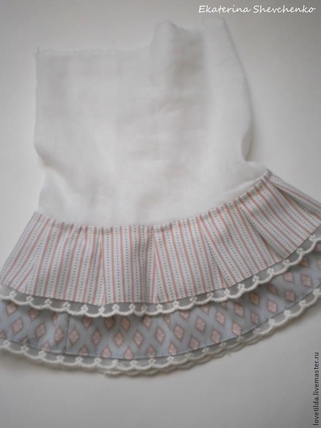 Мастер-класс юбка для куклы с оборками, фото № 12