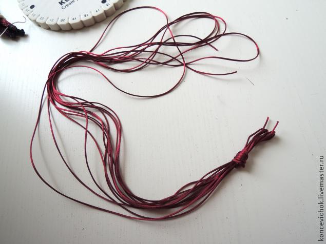 Мастер-класс «Плетение шнура «кумихимо» из 7 нитей»