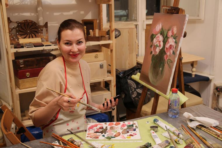 мастер класс масло москва